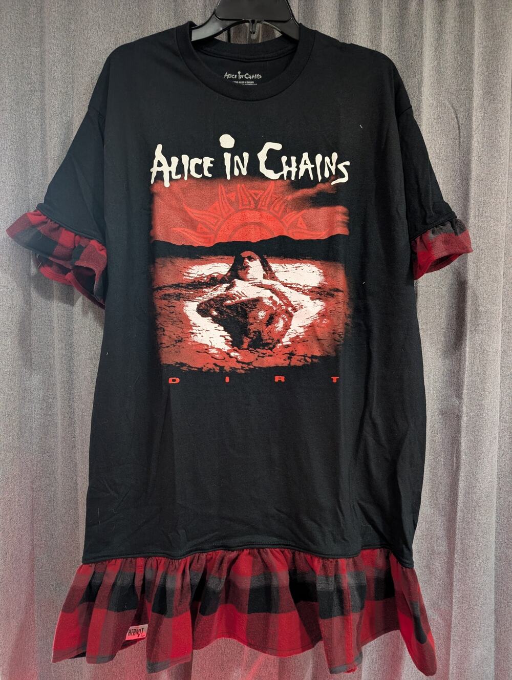 Upcycled Band Tee Dress - Alice in Chains